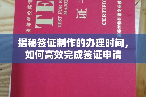 彭阳揭秘签证制作的办理时间，如何高效完成签证申请