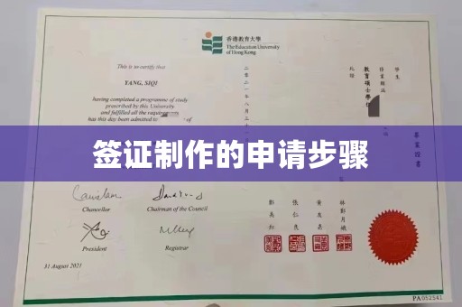 彭阳签证制作的申请步骤