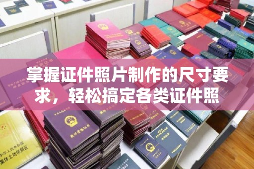 彭阳掌握证件照片制作的尺寸要求，轻松搞定各类证件照