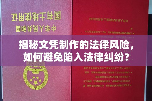 彭阳揭秘文凭制作的法律风险，如何避免陷入法律纠纷？